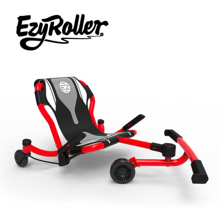 EzyRoller Spinner X Pojazd gokart napędzany nogami z funkcją 360° 4-12 lat - Red / EzyRoller