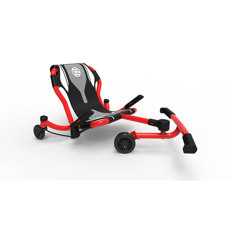 EzyRoller Spinner X Pojazd gokart napędzany nogami z funkcją 360° 4-12 lat - Red / EzyRoller