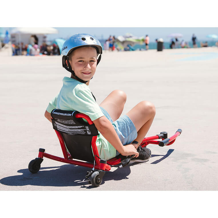 EzyRoller Spinner X Pojazd gokart napędzany nogami z funkcją 360° 4-12 lat - Pink / EzyRoller