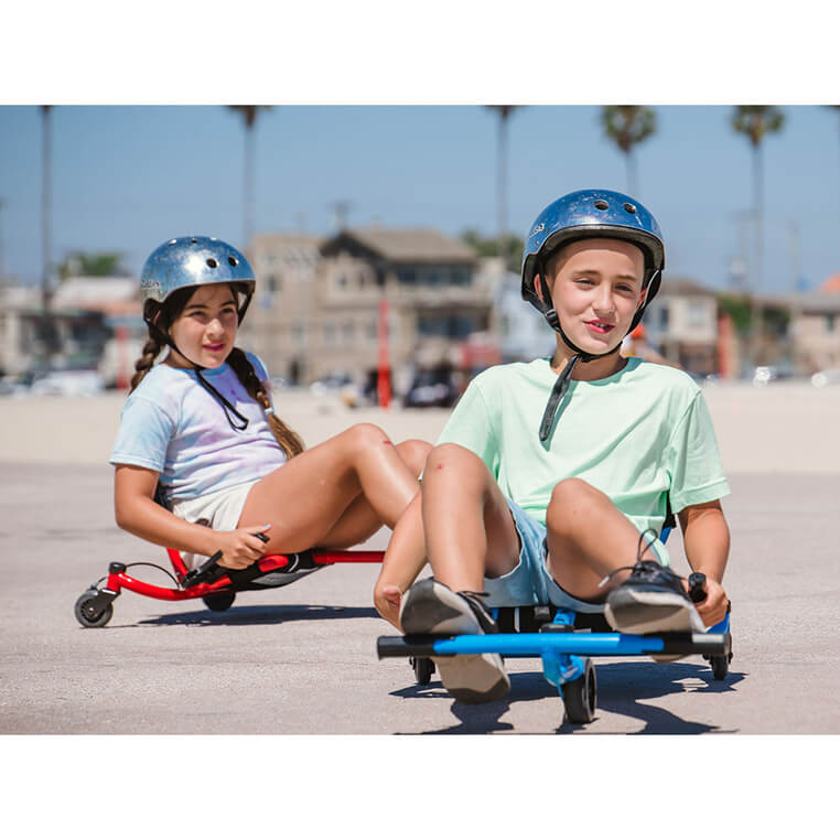 EzyRoller Spinner X Pojazd gokart napędzany nogami z funkcją 360° 4-12 lat - Pink / EzyRoller