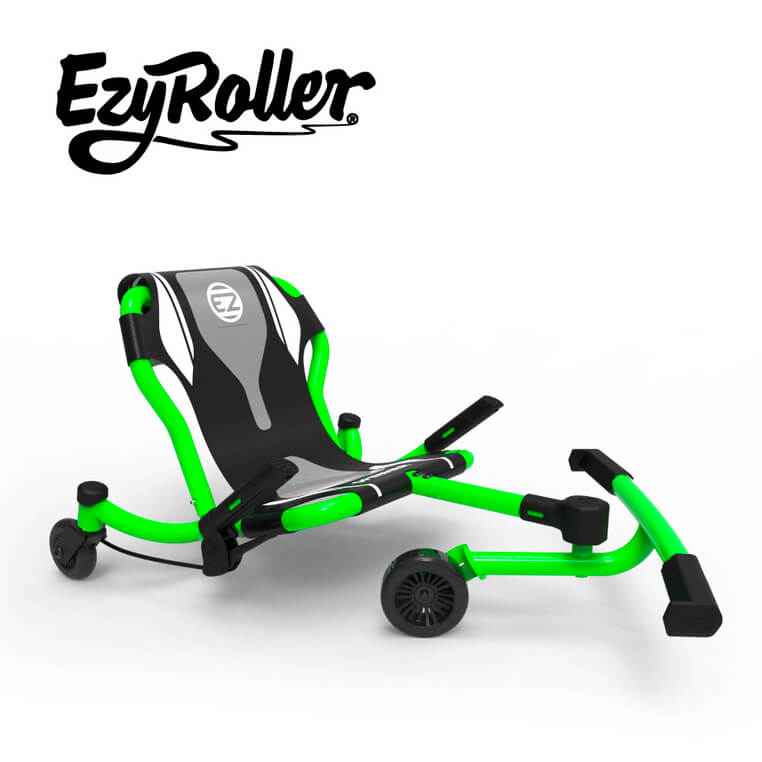 EzyRoller Spinner X Pojazd gokart napędzany nogami z funkcją 360° 4-12 lat - Green / EzyRoller
