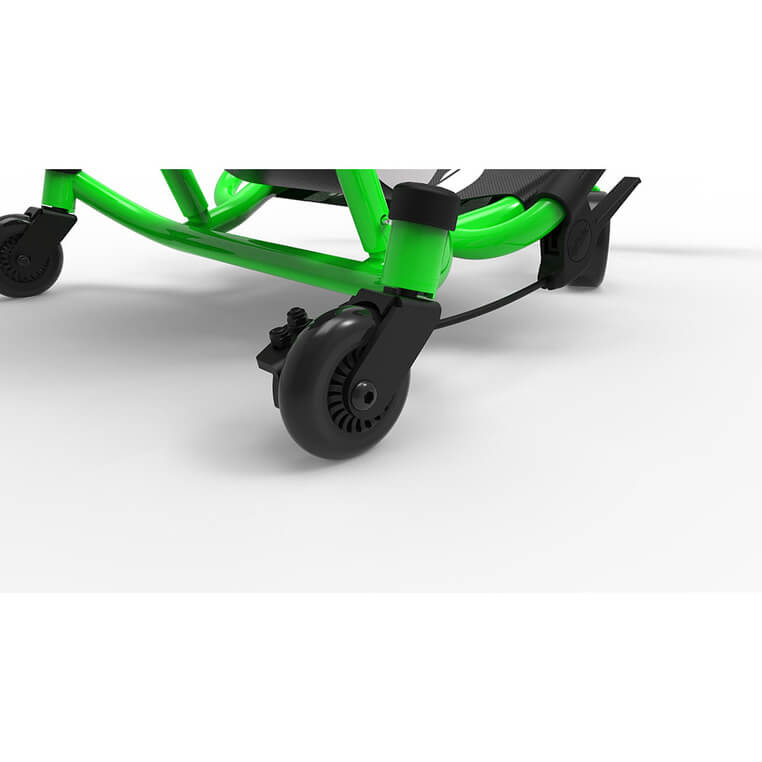 EzyRoller Spinner X Pojazd gokart napędzany nogami z funkcją 360° 4-12 lat - Green / EzyRoller