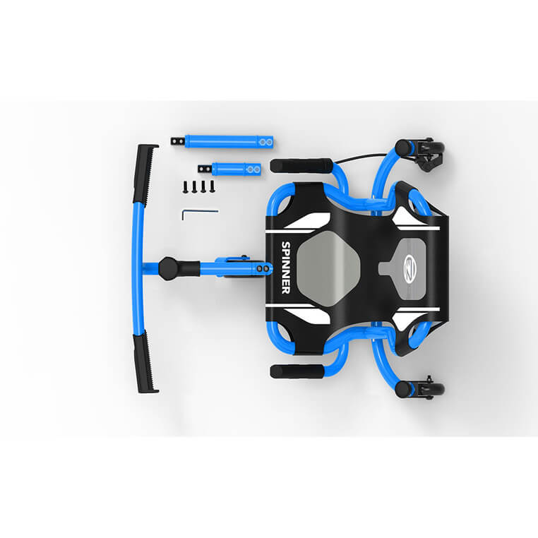 EzyRoller Spinner X Pojazd gokart napędzany nogami z funkcją 360° 4-12 lat - Blue / EzyRoller