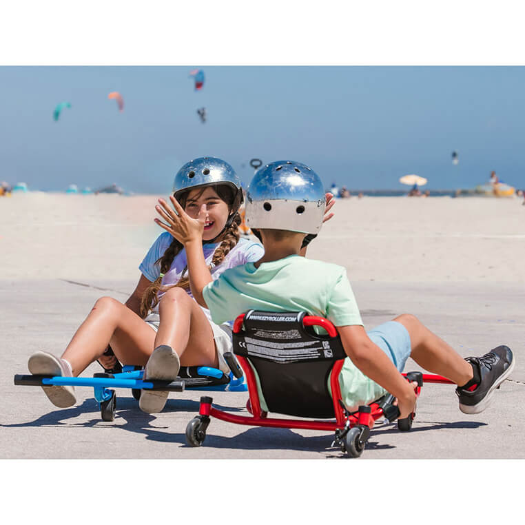 EzyRoller Spinner X Pojazd gokart napędzany nogami z funkcją 360° 4-12 lat - Blue / EzyRoller