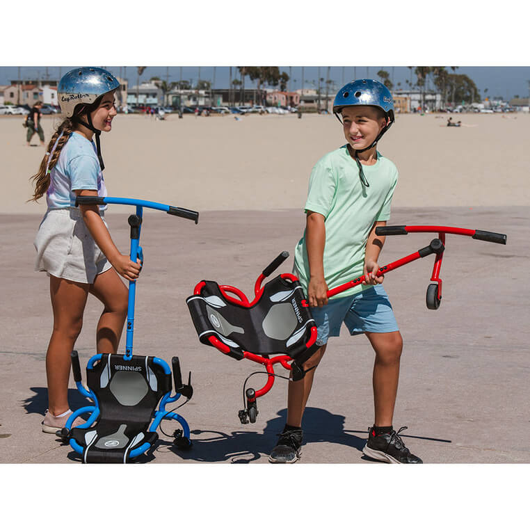 EzyRoller Spinner X Pojazd gokart napędzany nogami z funkcją 360° 4-12 lat - Blue / EzyRoller