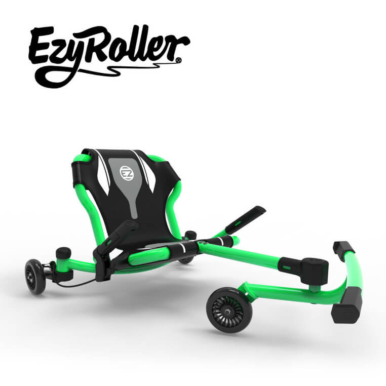 EzyRoller Drifter X Pojazd gokart napędzany nogami driftingowy 4-12 lat - Lime green / EzyRoller