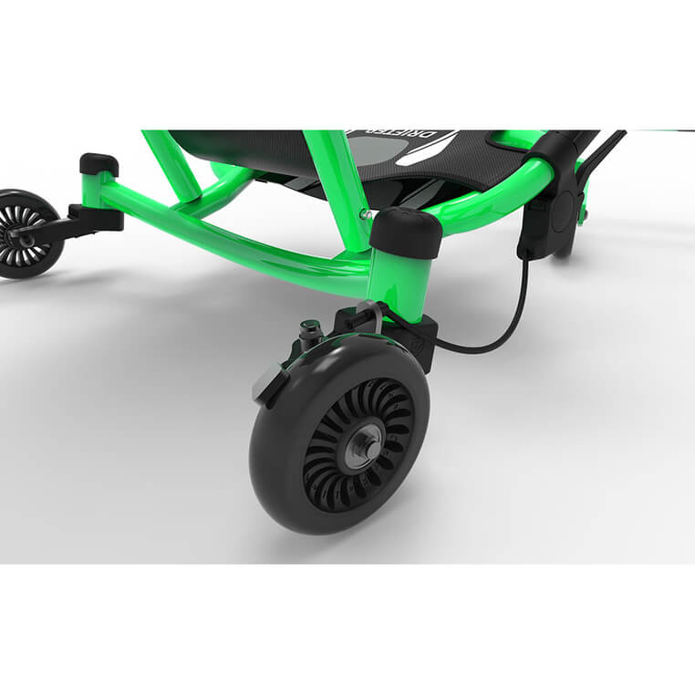 EzyRoller Drifter X Pojazd gokart napędzany nogami driftingowy 4-12 lat - Lime green / EzyRoller