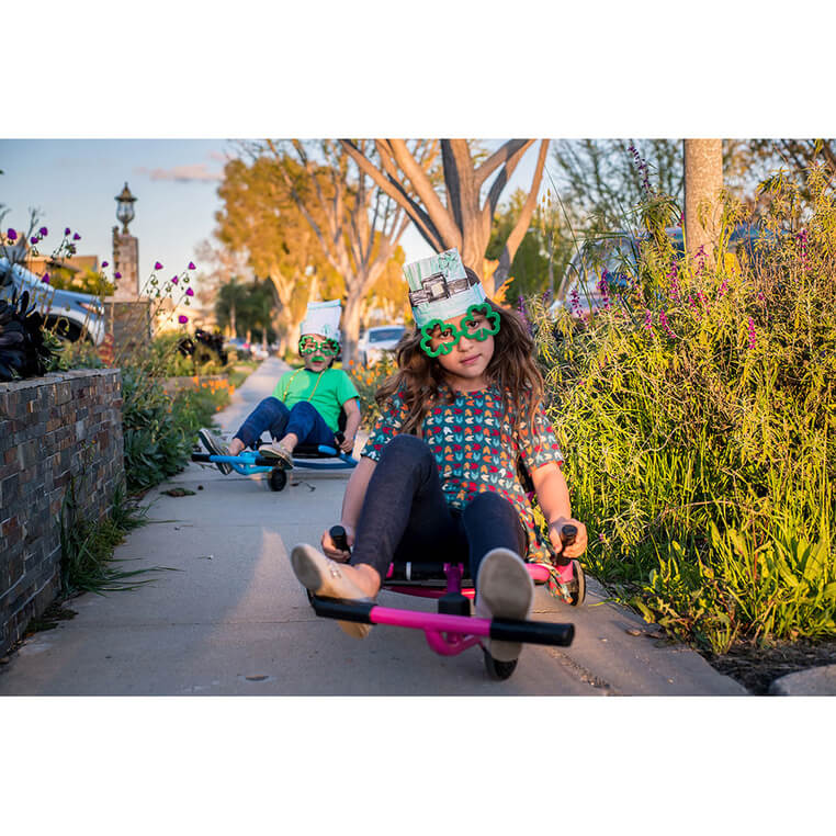 EzyRoller Drifter X Pojazd gokart napędzany nogami driftingowy 4-12 lat - Lime green / EzyRoller