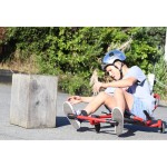 EzyRoller Drifter X Pojazd gokart napędzany nogami driftingowy 4-12 lat - Lime green / EzyRoller