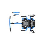 EzyRoller Drifter X Pojazd gokart napędzany nogami driftingowy 4-12 lat - Blue / EzyRoller
