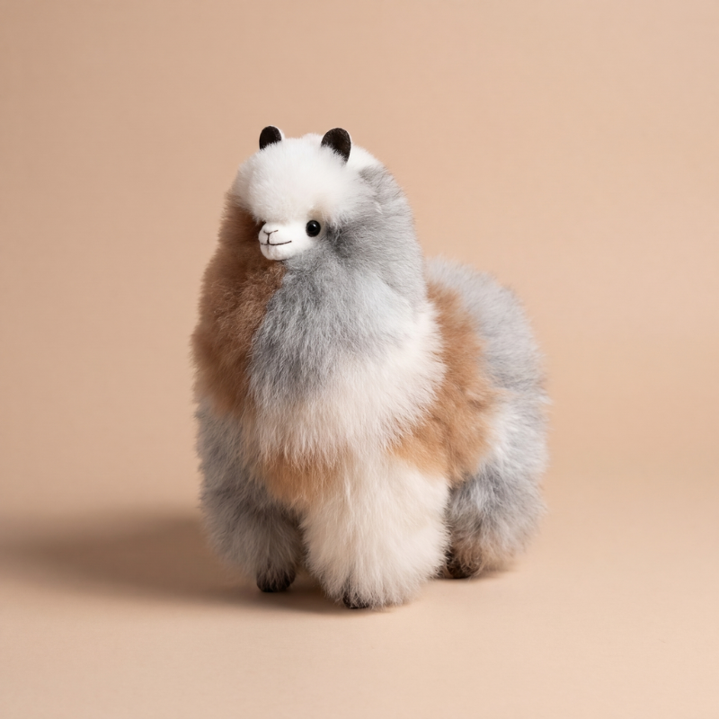 Maskotka Alpaka - Light Grey Calico / Inkari