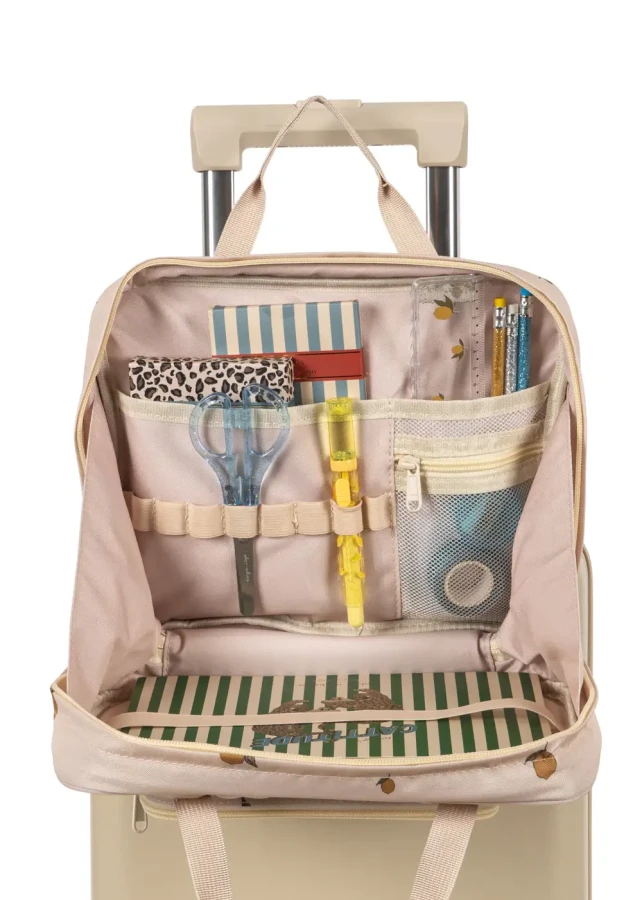 Torba podróżna z artykułami plastycznymi - lemon / Konges slojd