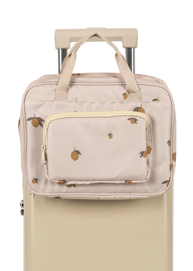 Torba podróżna z artykułami plastycznymi - lemon / Konges slojd