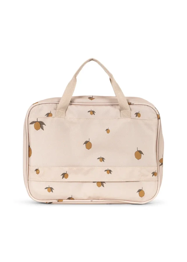 Torba podróżna z artykułami plastycznymi - lemon / Konges slojd