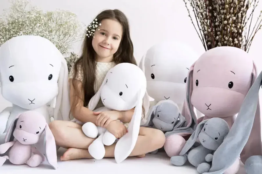 Maskotka Królik Effik - Różowy / Effiki