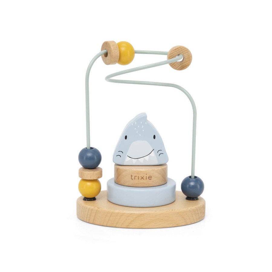 Labirynt z drewnianymi koralikami Rekin / Trixie