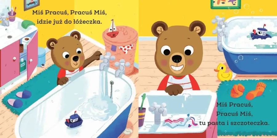 Miś Pracuś. Dobranoc / Wydawnictwo Wilga
