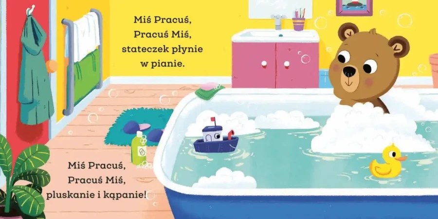 Miś Pracuś. Dobranoc / Wydawnictwo Wilga