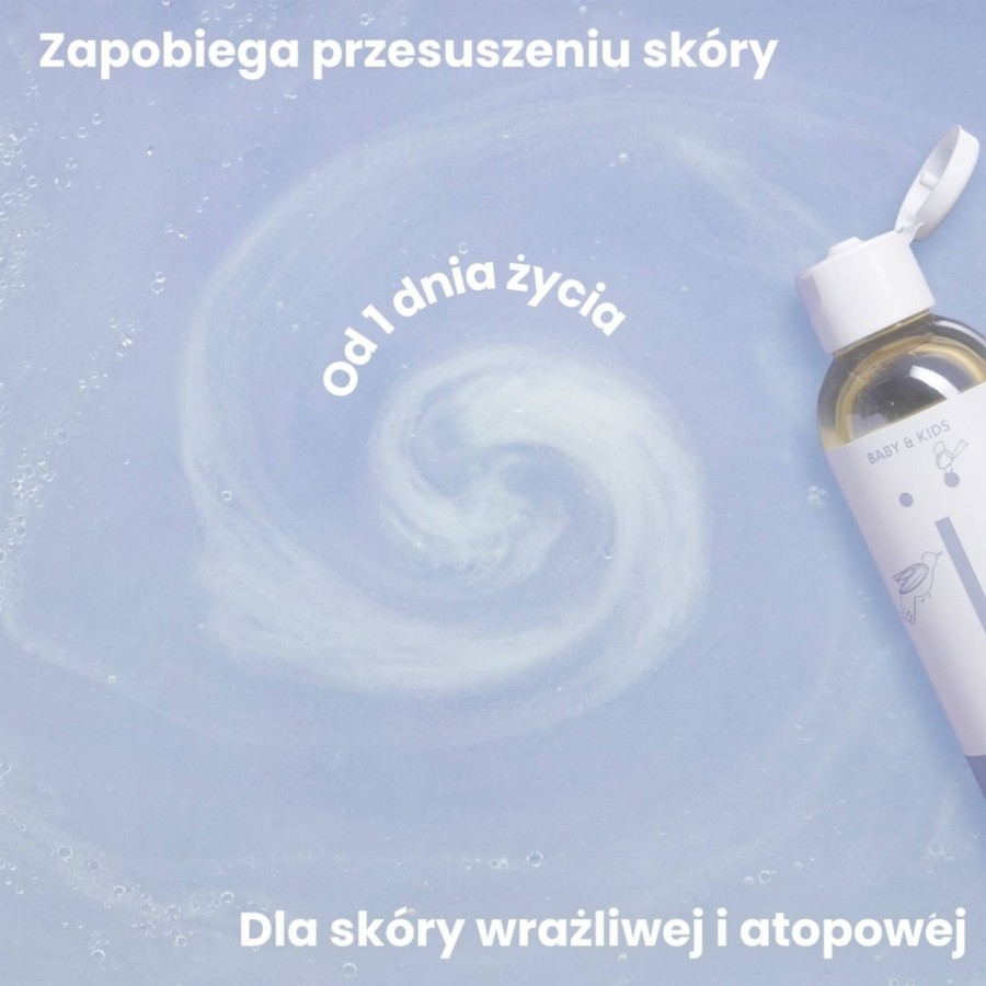 Mleczny olejek do kąpieli dla dzieci, 100ml / Naif