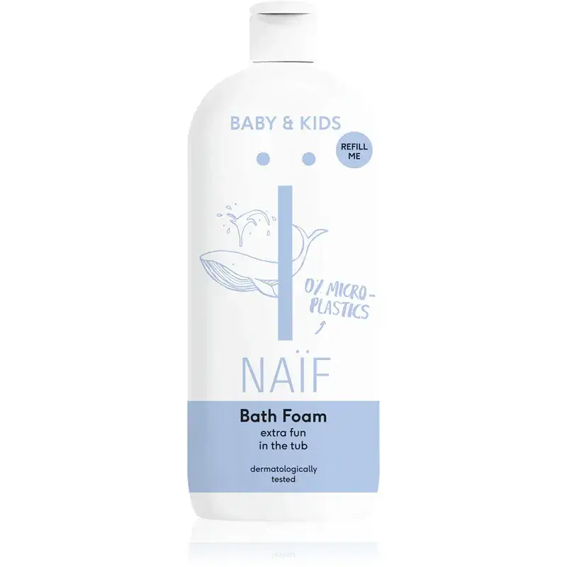 Płyn do kąpieli z pianą dla dzieci, 500ml / Naif
