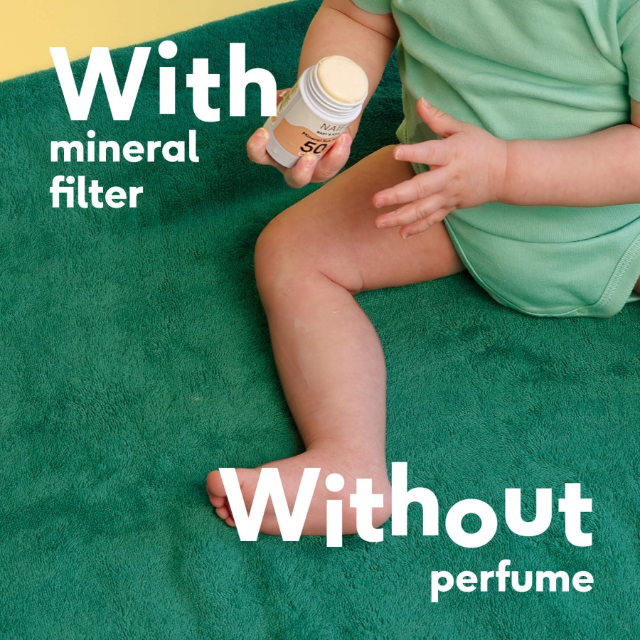 Sztyft przeciwsłoneczny SPF50 dla dzieci i niemowląt, 36g / Naif