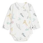 Body kopertowe z długim rękawem - PLANTS / Pink no More