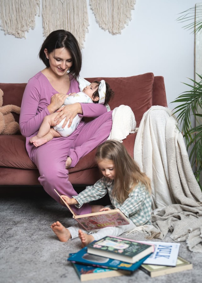 Body kopertowe z długim rękawem - PLANTS / Pink no More