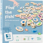 Drewniana gra edukacyjna Znajdź rybkę / BS Toys