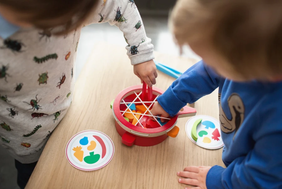 Gra zręcznościowa Łowimy warzywa / BS Toys