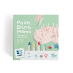 Gra memory Kolorowe Pędzle z kostką 4+ / BS Toys