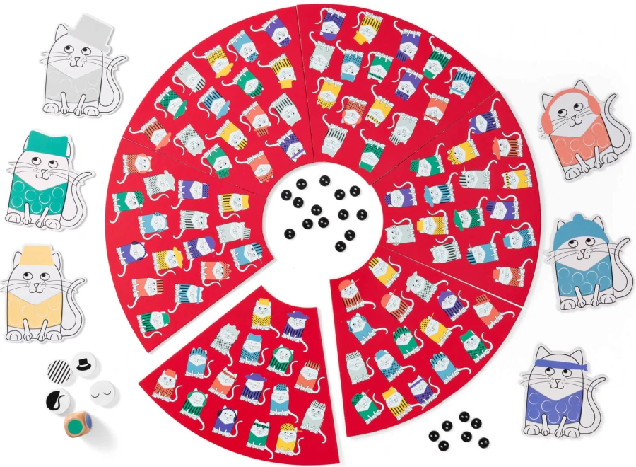 Gra na spostrzegawczość Znajdź kota w kapeluszu 6+ / BS Toys