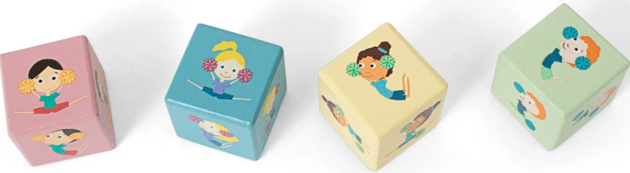 Gra Dopasuj kostki / BS Toys