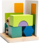 Łamigłówka 3D PANDA, drewniana gra edukacyjna / BS Toys