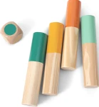 Mega Wieża Balansowa z kostką, gra zręcznościowa / BS Toys