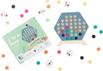 Drewniana gra logiczna 3 w rzędzie / BS Toys