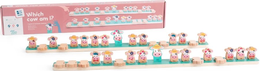 Gra logiczna Zgadnij Krówkę / BS Toys