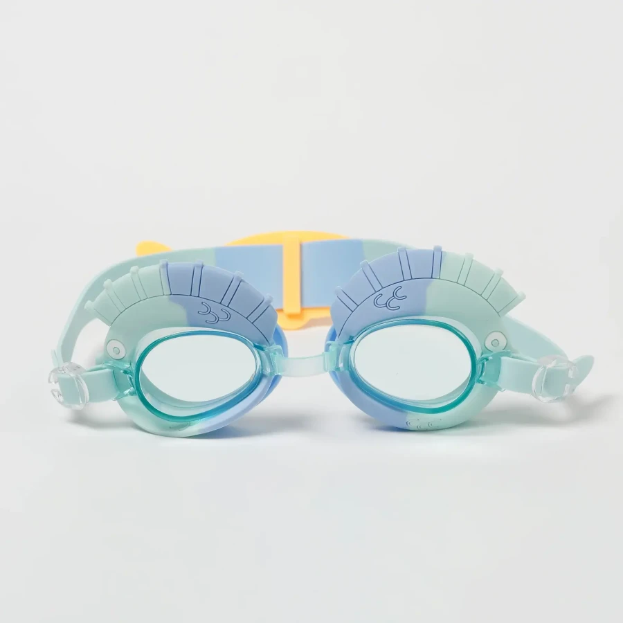 Dziecięce okulary do pływania - Finn the Fish Aqua Blue / Sunny Life