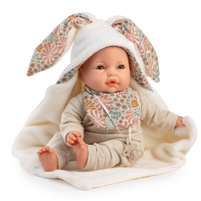 Lalka hiszpańska Bimba z kocykiem królik / Antonio Juan