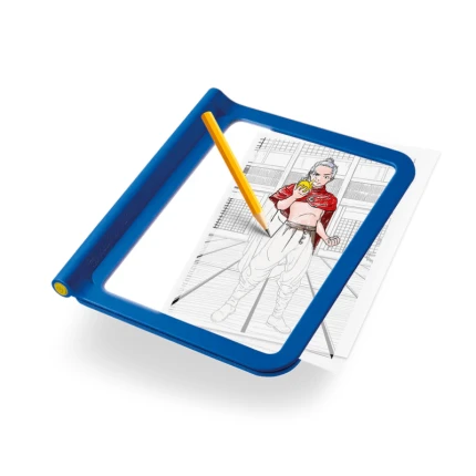 Podświetlany tablet do nauki pisania i rysowania KIDYDRAW-PRO - niebieski / Kidywolf