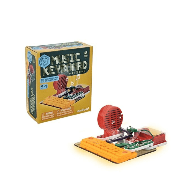 Zabawka edukacyjna Electrofun - Keyboard muzyczny DIY / Miniland