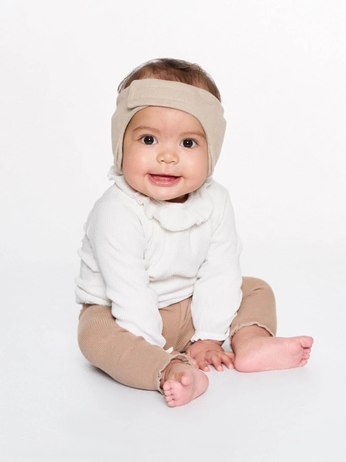 Słuchawki ochronne opaska 6-12m - Beige / Dooky