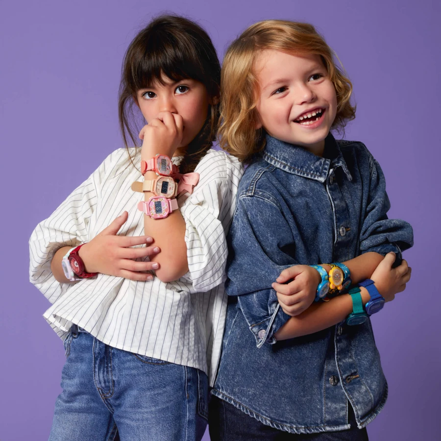 Zegarek cyfrowy NIEBIESKI PRYZMAT / Djeco