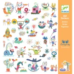 Zestaw naklejek - POSTACIE DJECO / Djeco