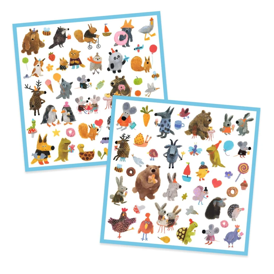 Zestaw naklejek - PRZYJACIELE / Djeco