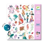 Metaliczne naklejki LŚNIĄCE SYRENY / Djeco 