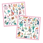 Metaliczne naklejki LŚNIĄCE SYRENY / Djeco 