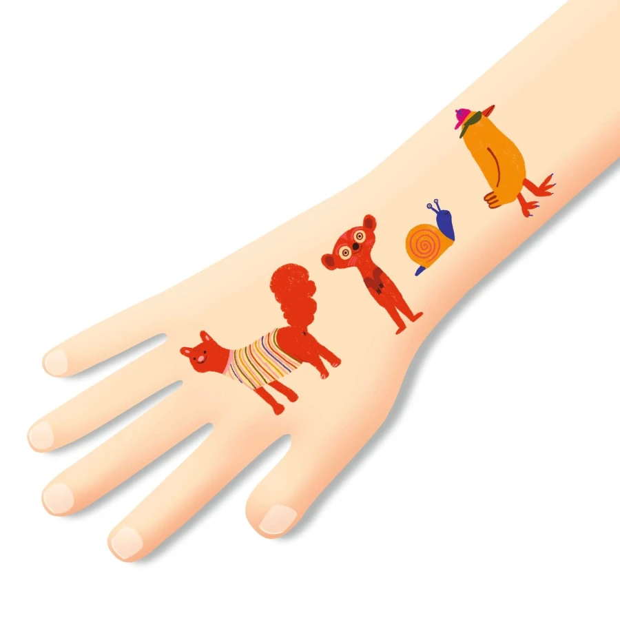 Tatuaże ŚMIESZNE ZWIERZĄTKA / Djeco