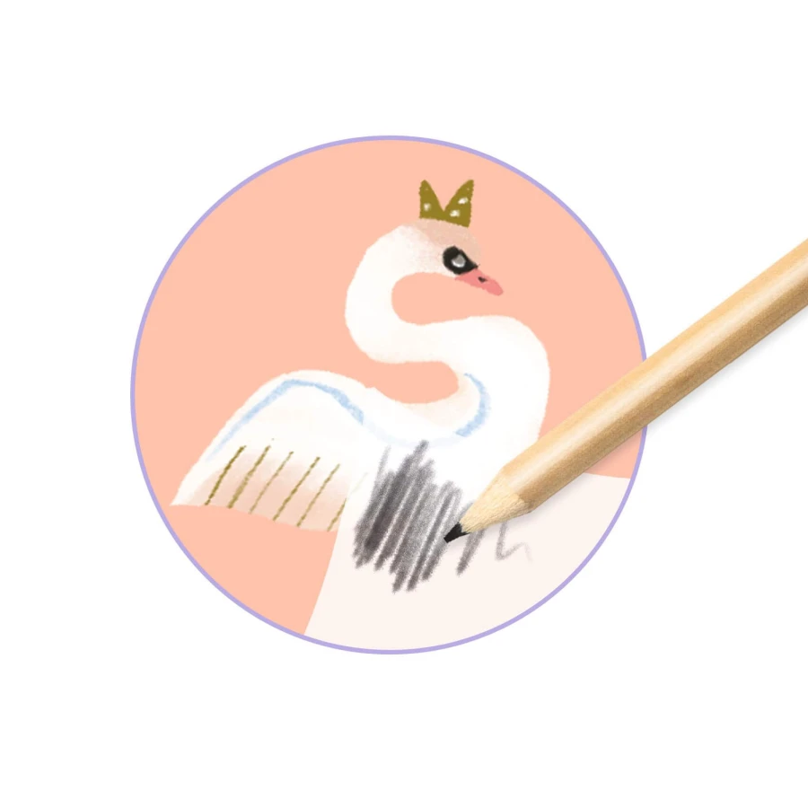 Zestaw kalkomanii - MAŁA SZKOŁA BALETOWA / Djeco