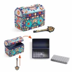 Zrób to sam - NIEBIESKA SZKATUŁKA Z KLUCZYKIEM / Djeco