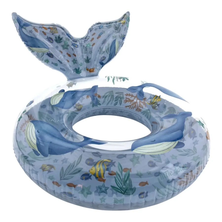 Koło do pływania z ogonem Ocean World 90 cm / Little Dutch